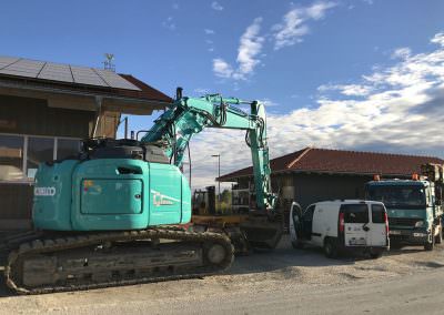 Neuer Bagger Wimmer Baugeschäft GmbH